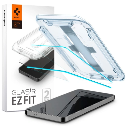 Szkło hartowane Spigen GLAS.tR ez Fit Samsung Galaxy S24 Clear [2 PACK]