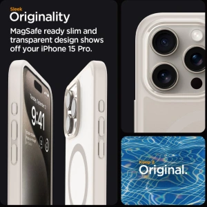Wholesale Spigen Ultra Hybrid Mag MagSafe Apple iPhone 15 Pro Max Frost Natural Titanium - SPN3294 - {ean13} - Hurt
