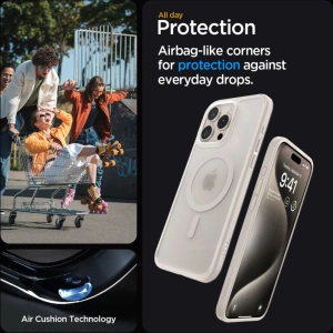 Wholesale Spigen Ultra Hybrid Mag MagSafe Apple iPhone 15 Pro Max Frost Natural Titanium - SPN3294 - {ean13} - Hurt