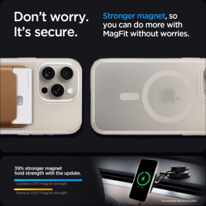 Wholesale Spigen Ultra Hybrid Mag MagSafe Apple iPhone 15 Pro Max Frost Natural Titanium - SPN3294 - {ean13} - Hurt