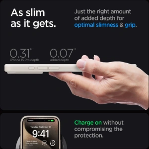 Wholesale Spigen Ultra Hybrid Mag MagSafe Apple iPhone 15 Pro Max Frost Natural Titanium - SPN3294 - {ean13} - Hurt
