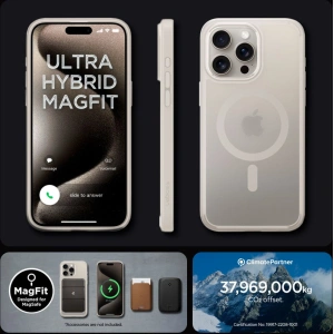 Wholesale Spigen Ultra Hybrid Mag MagSafe Apple iPhone 15 Pro Max Frost Natural Titanium - SPN3294 - {ean13} - Hurt