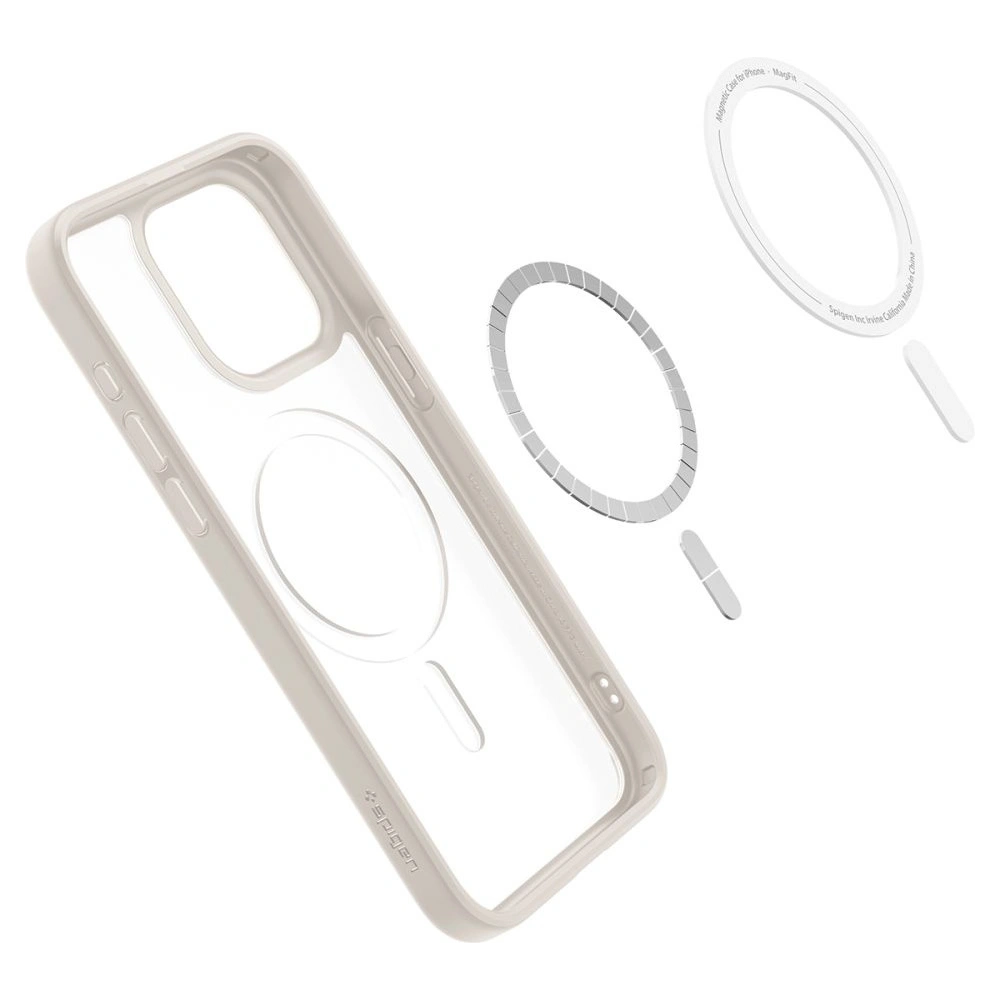 Wholesale Spigen Ultra Hybrid Mag MagSafe Apple iPhone 15 Pro Frost Natural Titanium - SPN3295 - {ean13} - Hurt