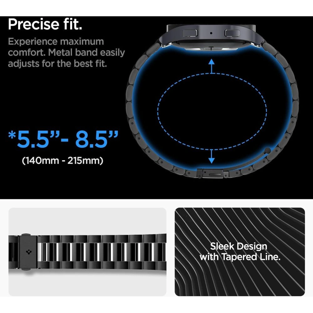 Hurtownia GSM - Spigen Modern Fit Band Samsung Galaxy Watch 6 44mm Schwarz - SPN3296 - {ean13} - Hurt