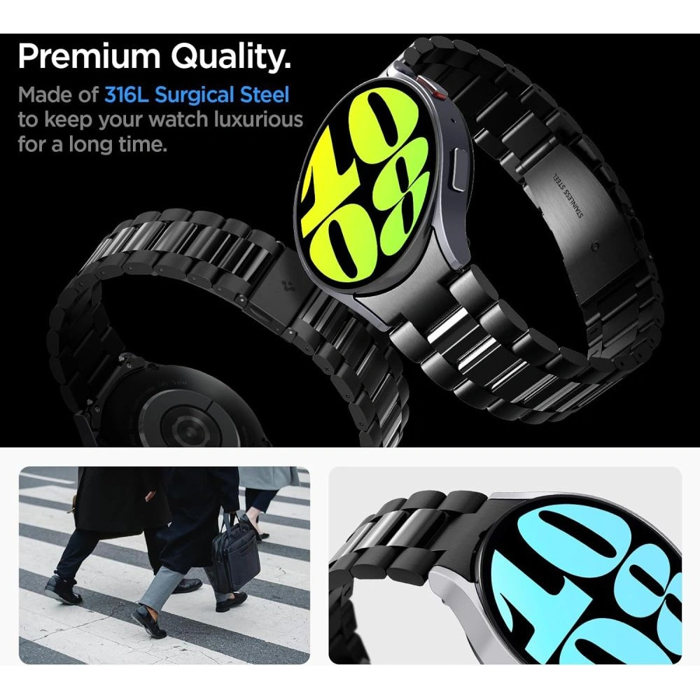 Hurtownia GSM - Spigen Modern Fit Band Samsung Galaxy Watch 6 44mm Schwarz - SPN3296 - {ean13} - Hurt