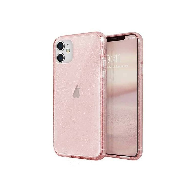 Etui UNIQ LifePro Tinsel Apple iPhone 11 różowy/blush pink