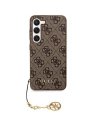 Etui Guess GUHCS24SGF4GBR Samsung Galaxy S24 hardcase 4G Charms Collection hnědý/brown