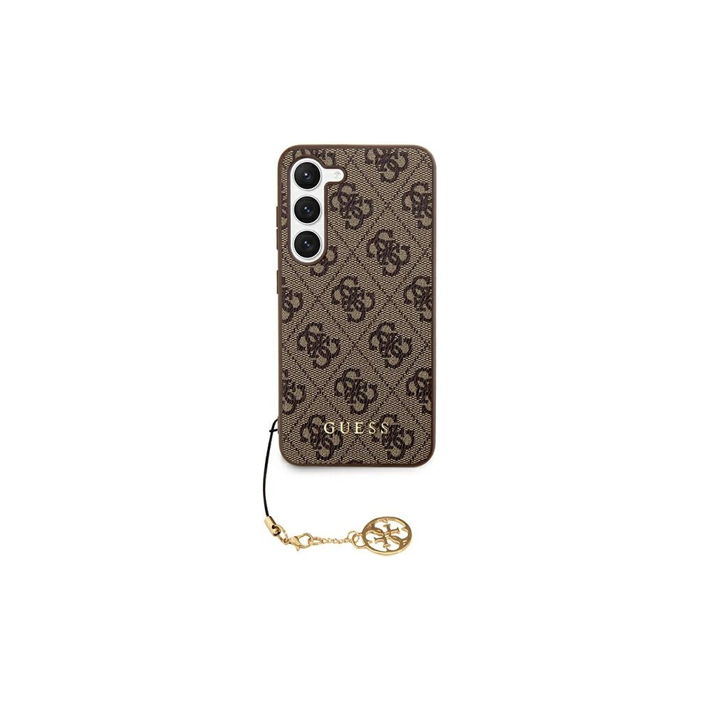 Hurtownia GSM - Etui Guess GUHCS24SGF4GBR Samsung Galaxy S24 hardcase 4G Charms Collection hnědý/brown - GUE3167 - {ean13} - Hurt