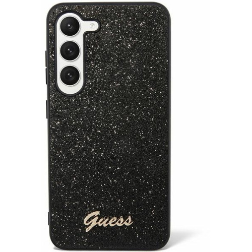 Guess Distributor - 3666339241308 - GUE3170 - Guess GUHCS24SHGGSHK Samsung Galaxy S24 hard case Glitter Script black - B2B homescreen