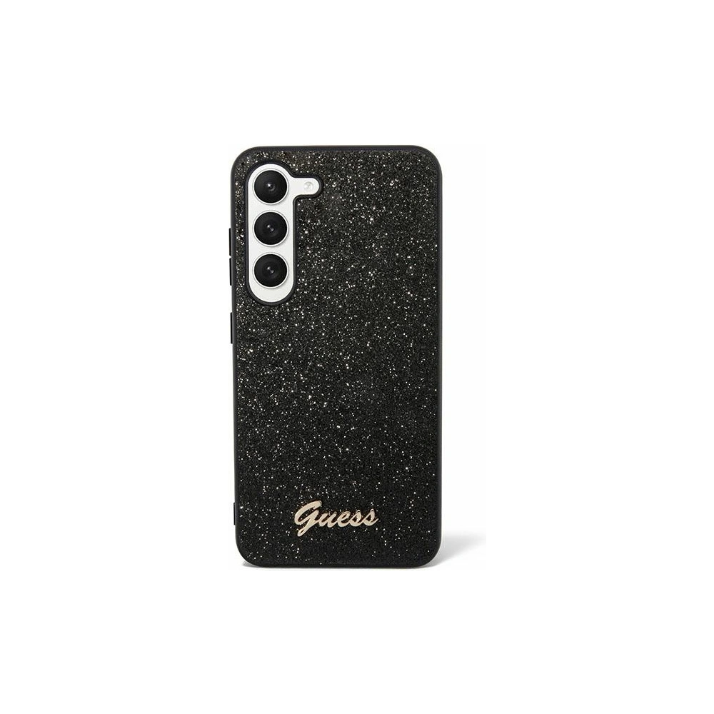 Hurtownia GSM - Etui Guess GUHCS24SHGGSHK Samsung Galaxy S24 kemény tok Glitter Script fekete/black - GUE3170 - {ean13} - Hurt