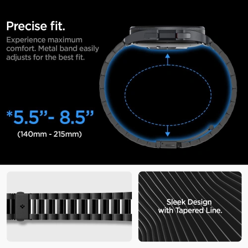 Pasek Spigen Modern Fit Band Samsung Galaxy Watch 6 Classic 47mm Black