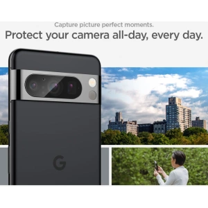 Hurtownia GSM - Edzett üveg Spigen Optik.tr ez Fit Kamera Védő Google Pixel 8 Pro Kristálytiszta [2 PACK] - SPN3298 - {ean13} - Hurt