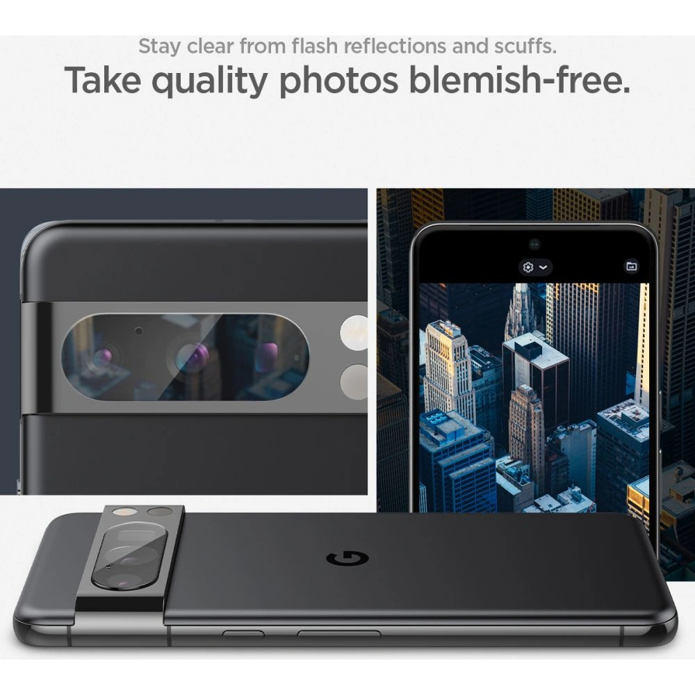 Hurtownia GSM - Gehärtetes Glas für die Spigen Optik.tr ez Fit Kamera Schutz Google Pixel 8 Pro Kristallklar [2 PACK] - SPN3298 - {ean13} - Hurt