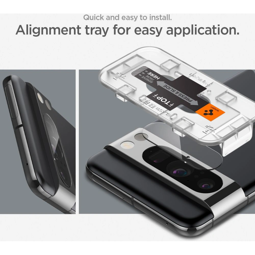 Wholesale Spigen Optik.tr ez Fit Camera Protector Google Pixel 8 Pro Crystal Clear [2 PACK] - SPN3298 - {ean13} - Hurt