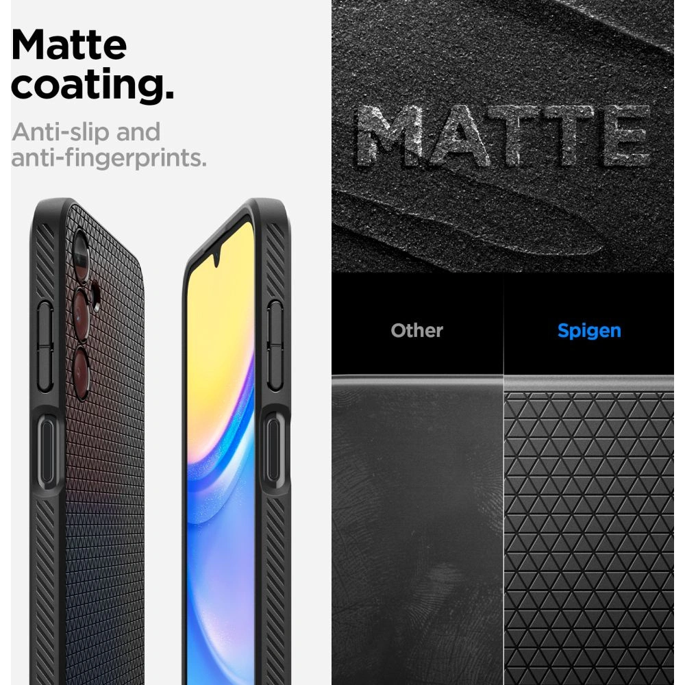Hurtownia GSM - Etui Spigen Liquid Air Samsung Galaxy A15 4G / 5G matně černé - SPN3299 - {ean13} - Hurt