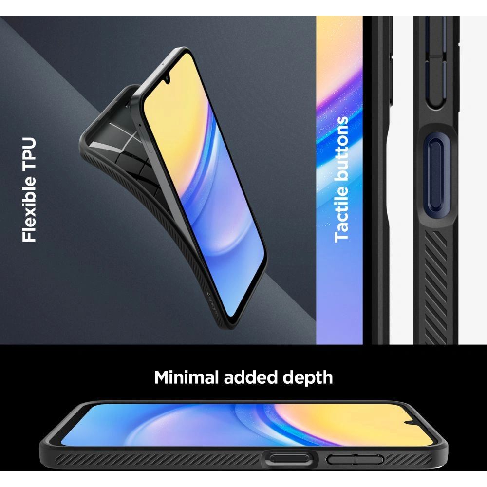 Hurtownia GSM - Etui Spigen Liquid Air Samsung Galaxy A15 4G / 5G Matte Black - SPN3299 - {ean13} - Hurt