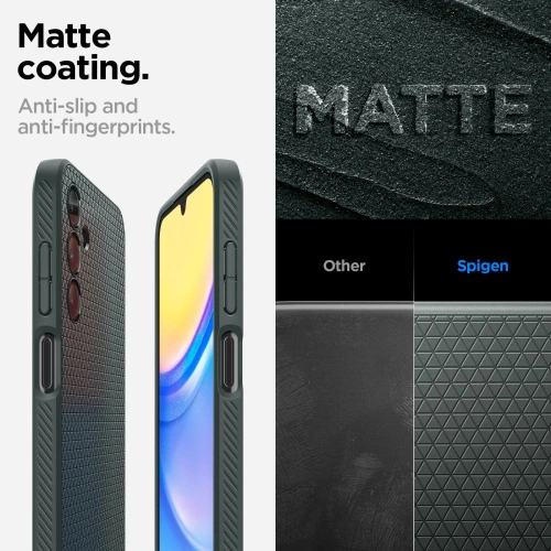 Etui Spigen Liquid Air Samsung Galaxy A15 4G / 5G Abyss Green