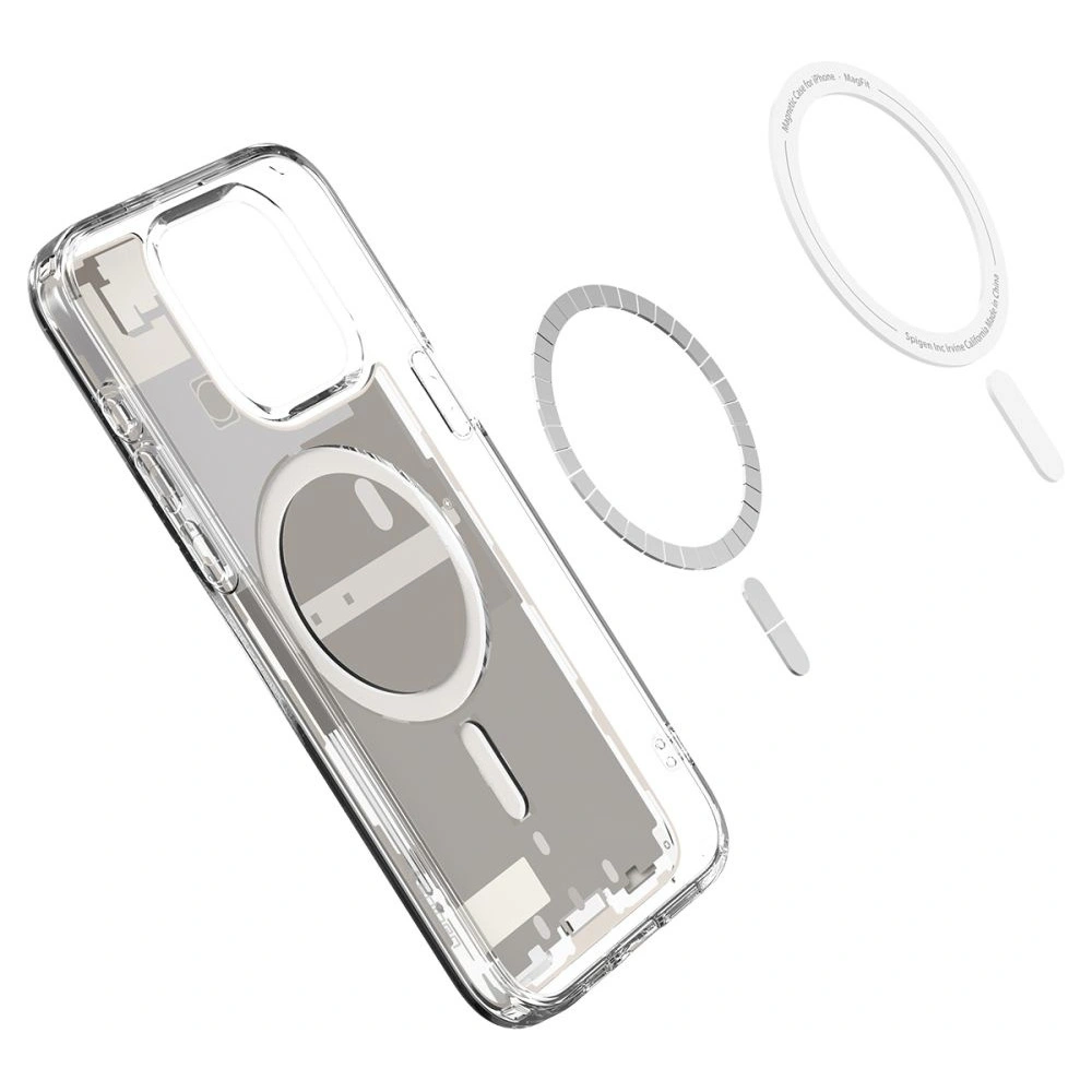 Wholesale Spigen Ultra Hybrid Mag MagSafe Apple iPhone 15 Pro Zero One Natural Titanium - SPN3301 - {ean13} - Hurt