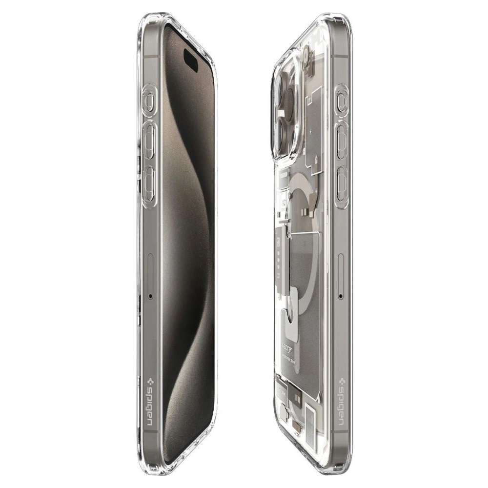 Hurtownia GSM - Etui Spigen Ultra Hybrid Mag MagSafe Apple iPhone 15 Pro Zero One Natural Titanium - SPN3301 - {ean13} - Hurt