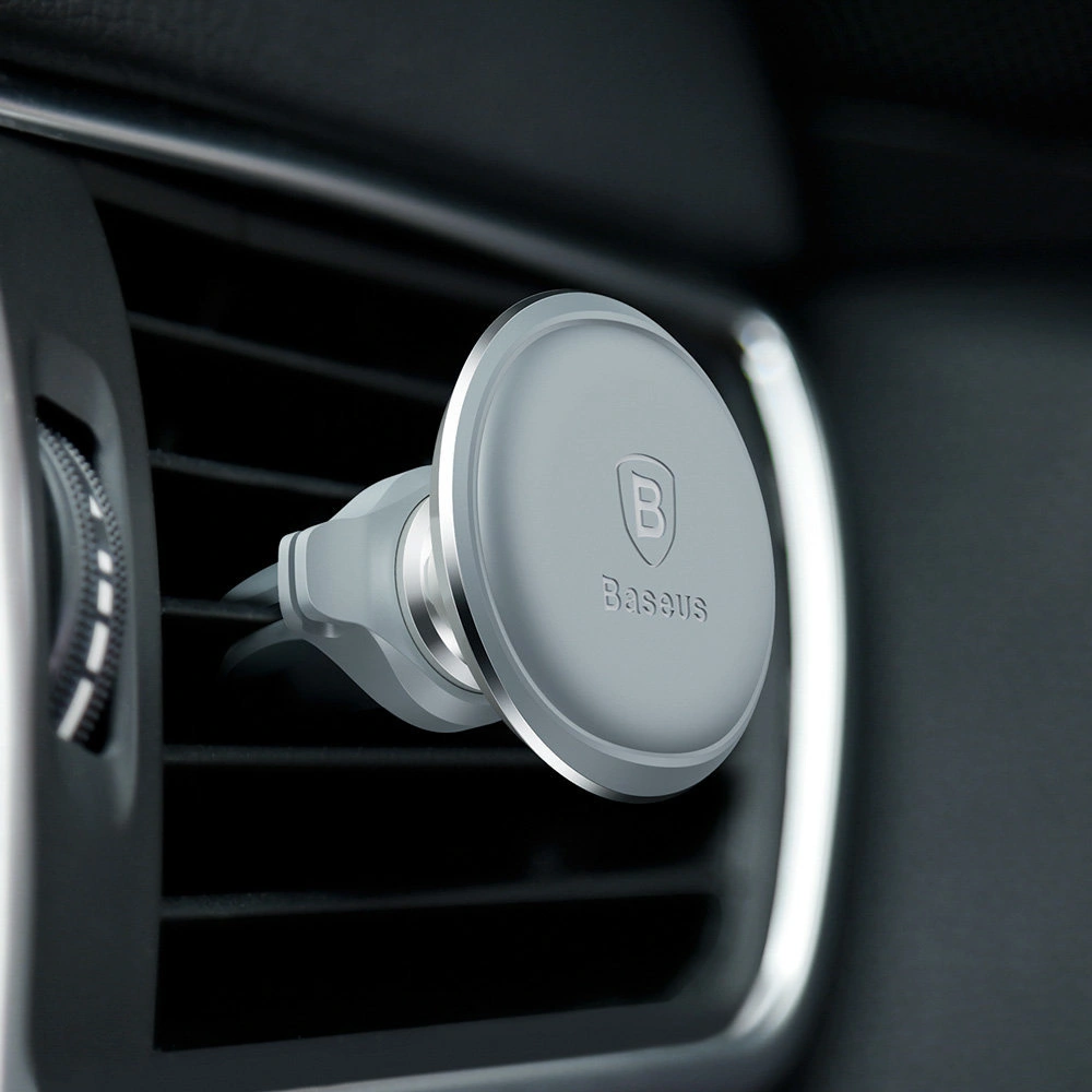 Wholesale Magnetic car holder for air vent Baseus C01 silver - BSU4844 - {ean13} - Hurt