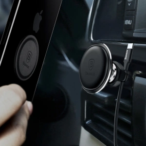 Wholesale Magnetic car holder for air vent Baseus C01 silver - BSU4844 - {ean13} - Hurt