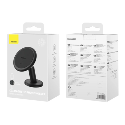 Uchwyt samochodowy magnetyczny na kokpit Baseus C01 czarny