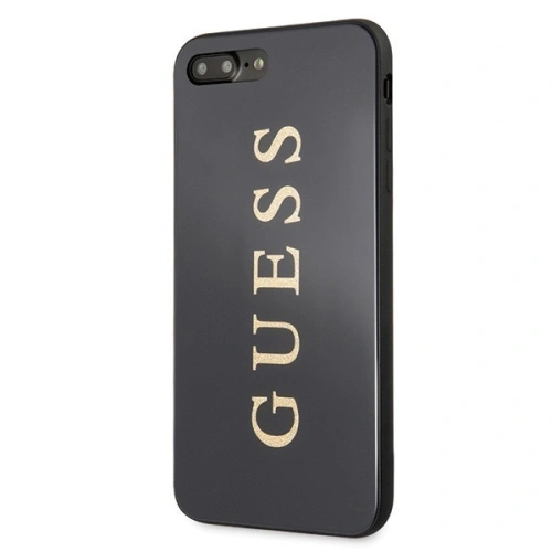 Etui Guess GUHCI8LTGGGBK Apple iPhone 7/8 Plus czarny/black hard case Classic Double Layer Glitter