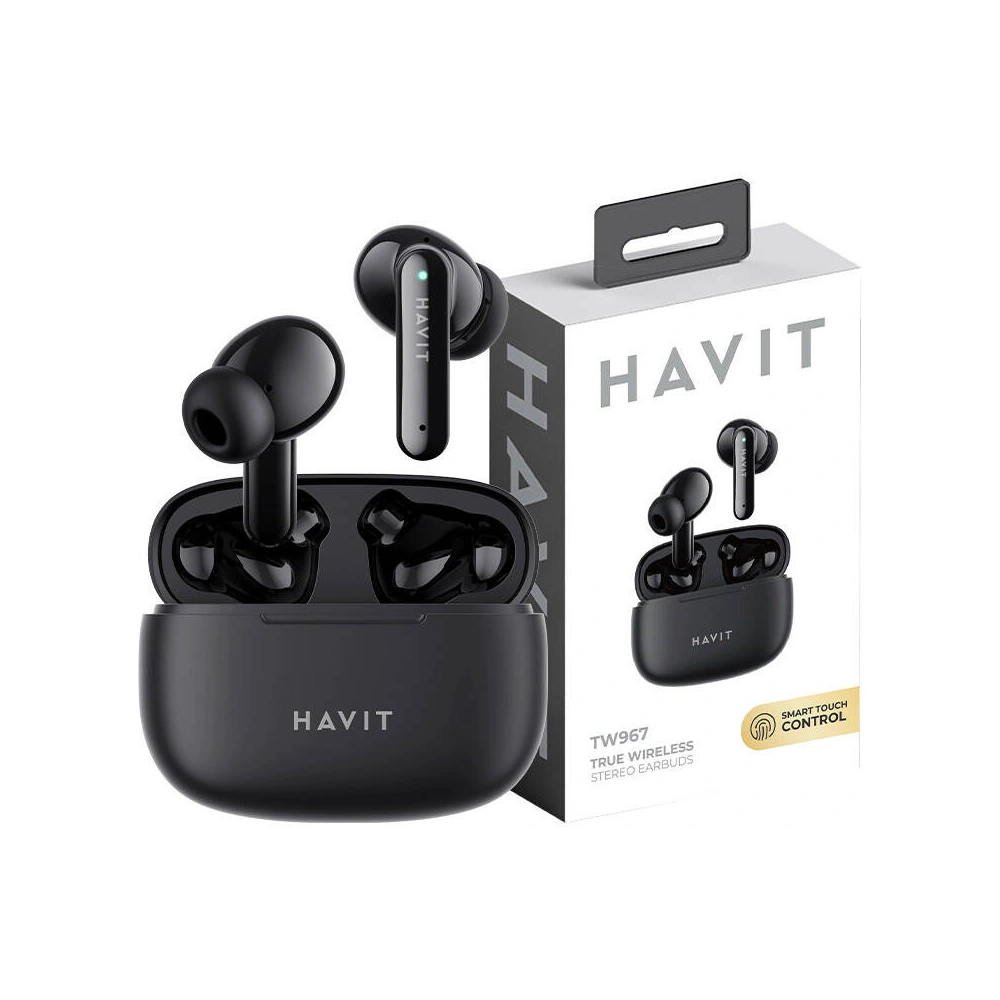 Hurtownia GSM - Sluchátka do uší TWS Havit TW967 Bluetooth 5.1 černé - HVT269 - {ean13} - Hurt