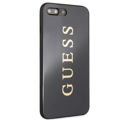 Etui Guess GUHCI8LTGGGBK Apple iPhone 7/8 Plus czarny/black hard case Classic Double Layer Glitter