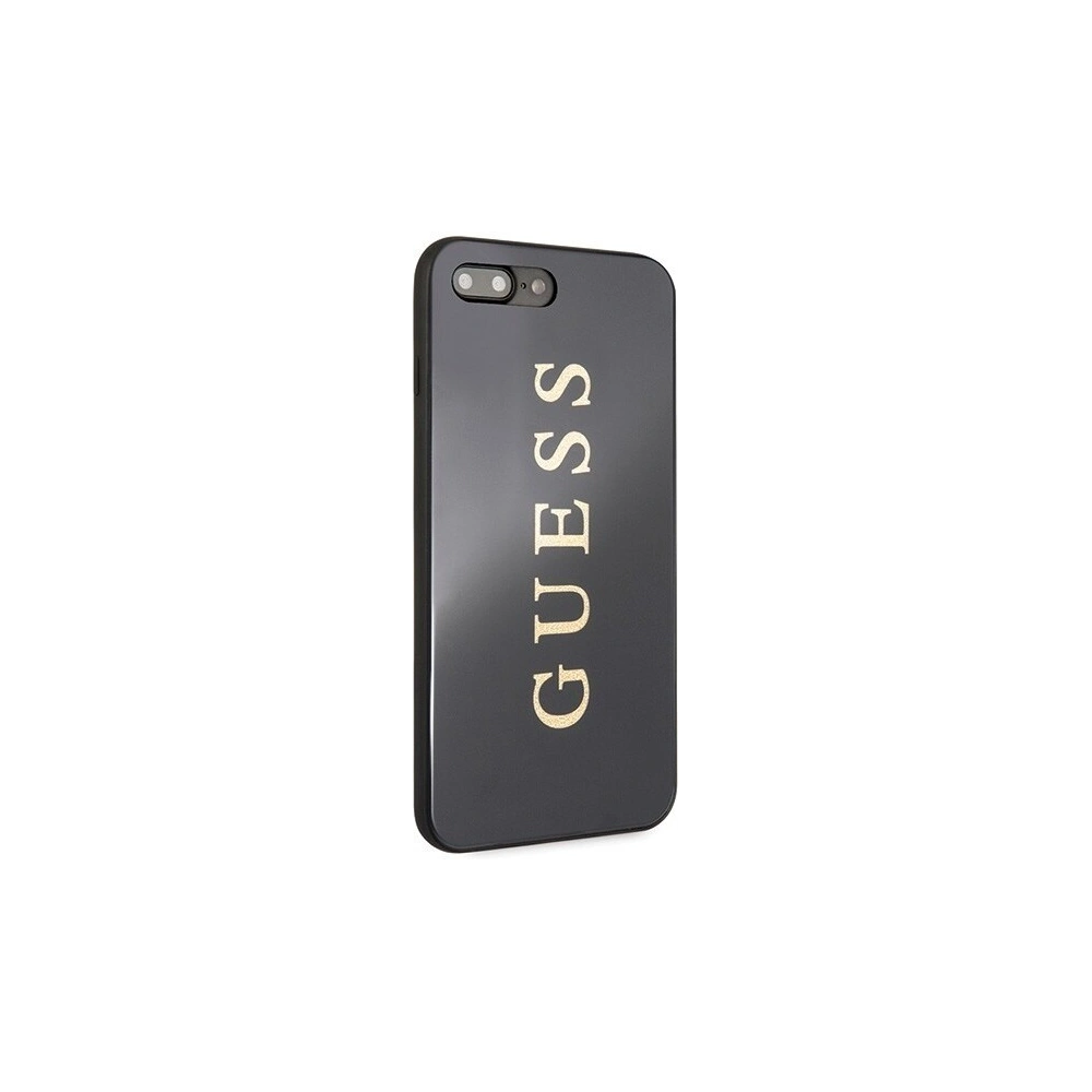 Hurtownia GSM - Etui Guess GUHCI8LTGGGBK Apple iPhone 7/8 Plus schwarz/black hartes Gehäuse Classic Double Layer Glitter - GUE136BLK - {ean13} - Hurt