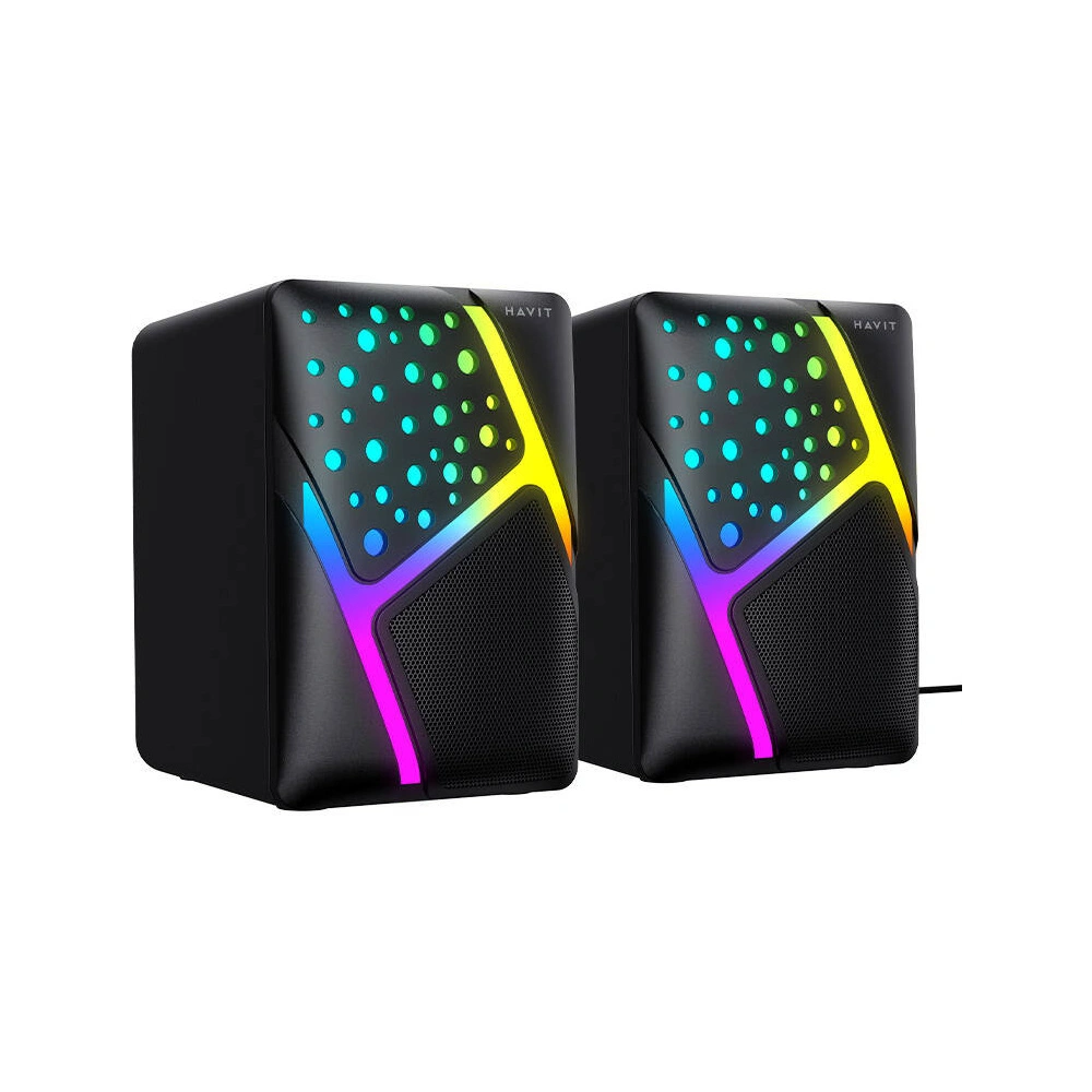 Hurtownia GSM - Gheară Havit SK763 mini jack 3.5mm RGB negre - HVT277 - {ean13} - Hurt