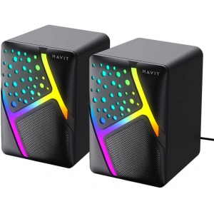 Hurtownia GSM - Reproduktor Havit SK763 mini jack 3.5mm RGB černé - HVT277 - {ean13} - Hurt