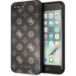 Hurtownia GSM - Etui Guess GUHCI8LTGGPBK Apple iPhone 7/8 Plus schwarz/schwarz hartes Gehäuse Peony G Doppelschicht Glitzer - GUE137BLK - {ean13} - Hurt