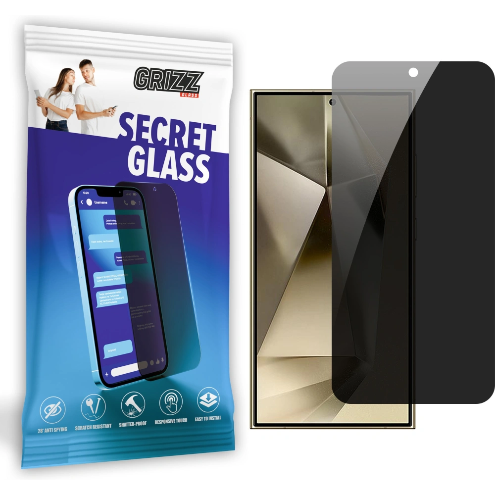 Hurtownia GSM - Sklo privatizující GrizzGlass SecretGlass pro Samsung Galaxy S24 Ultra - GRZ8541 - {ean13} - Hurt