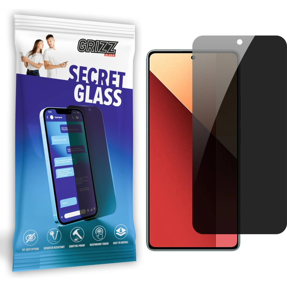 Hurtownia GSM - Privatisierendes Glas GrizzGlass SecretGlass für Xiaomi Redmi Note 13 4G - GRZ8543 - {ean13} - Hurt
