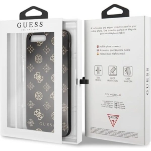 Hurtownia GSM - Etui Guess GUHCI8LTGGPBK Apple iPhone 7/8 Plus czarny/black hard case Peony G Double Layer Glitter - GUE137BLK - {ean13} - Hurt
