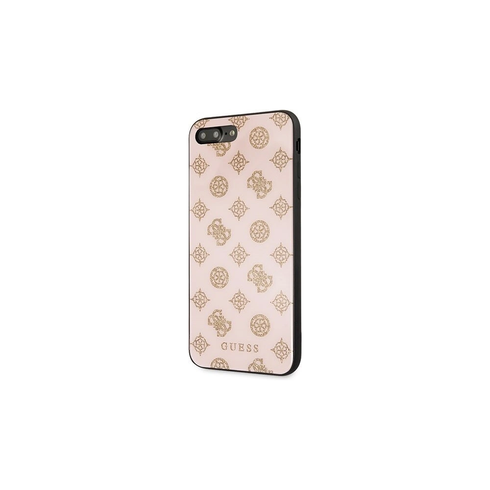 Hurtownia GSM - Etui Guess GUHCI8LTGGPLP Apple iPhone 7/8 Plus jasnoróżowy/light pink hard case Peony G Double Layer Glitter - GUE138PNK - {ean13} - Hurt