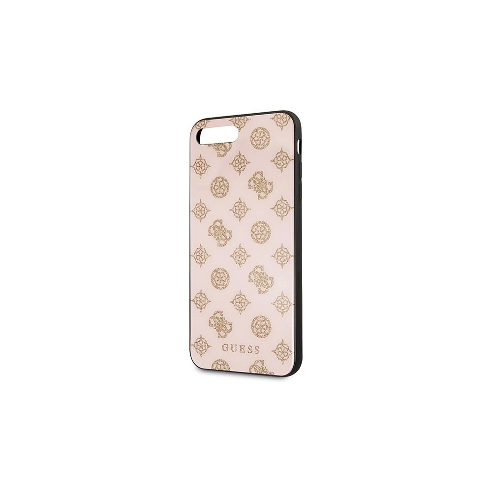 Hurtownia GSM - Etui Guess GUHCI8LTGGPLP Apple iPhone 7/8 Plus jasnoróżowy/light pink hard case Peony G Double Layer Glitter - GUE138PNK - {ean13} - Hurt