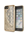 Etui Guess GUHCI8PEOLGGO Apple iPhone SE 2022/SE 2020/8/7 złoty /gold hard case 4G Peony Liquid Glitter