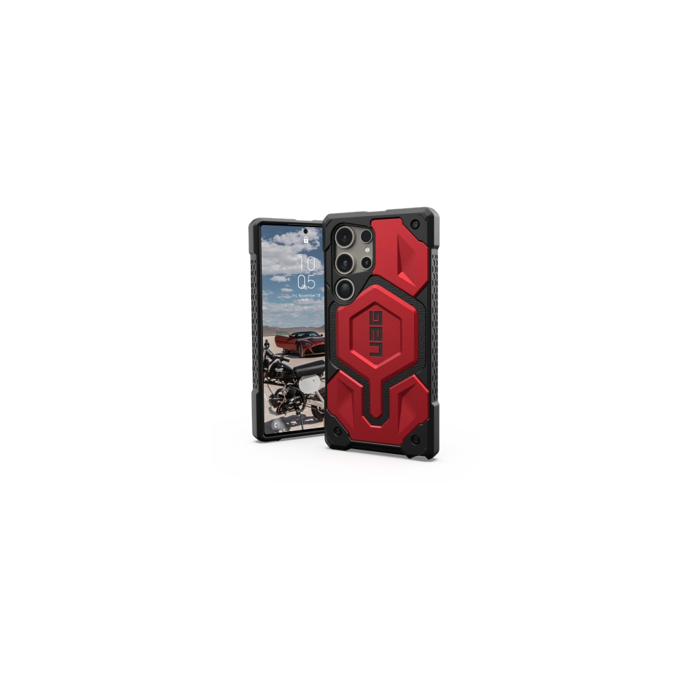 Hurtownia GSM - Case UAG Urban Armor Gear Monarch Pro Magnet Samsung Galaxy S24 Ultra 5G rot - UAG1361 - {ean13} - Hurt