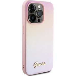 Hurtownia GSM - Etui Guess GUHCP14LPSAIRSP Apple iPhone 14 Pro hardcase Saffiano Iridescent Script roz/pink - GUE3173 - {ean13} - Hurt