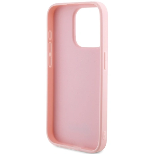 Etui Guess GUHCP14LPSAIRSP Apple iPhone 14 Pro hardcase Saffiano Iridescent Script różowy/pink