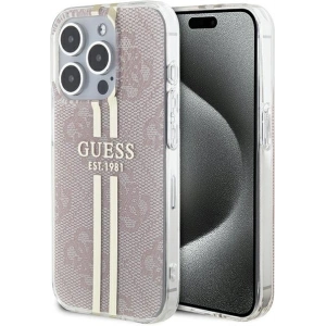 Hurtownia GSM - Case Guess GUHCP14XH4PSEGP Apple iPhone 14 Pro Max Hardcase IML 4G Gold Stripe rosa/pink - GUE3174 - {ean13} - Hurt
