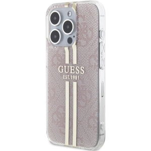 Hurtownia GSM - Case Guess GUHCP14XH4PSEGP Apple iPhone 14 Pro Max Hardcase IML 4G Gold Stripe rosa/pink - GUE3174 - {ean13} - Hurt