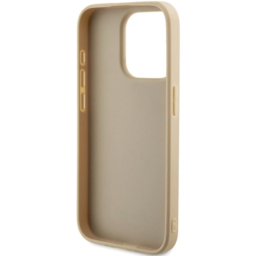 Etui Guess GUHCP14XPSAIRSD Apple iPhone 14 Pro Max hardcase Saffiano Iridescent Script złoty/gold