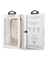 Hurtownia GSM - Etui Guess GUHCI8PEOLGGO Apple iPhone SE 2022/SE 2020/8/7 złoty /gold hard case 4G Peony Liquid Glitter - GUE139GLD - {ean13} - Hurt