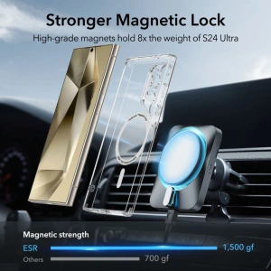 Hurtownia GSM - Etui ESR Classic Hybrid HaloLock MagSafe Samsung Galaxy S24 Ultra Clear - ESR758 - {ean13} - Hurt