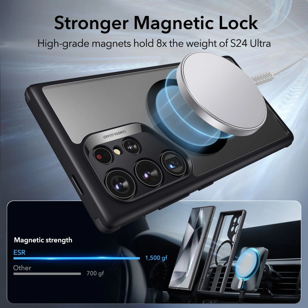 Hurtownia GSM - Case ESR Flickstand Boost HaloLock Samsung Galaxy S24 Ultra Frosted Clear - ESR759 - {ean13} - Hurt