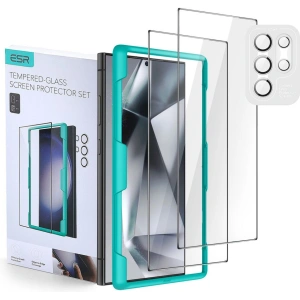 Tvrzené sklo + na objektivy fotoaparátu ESR Protector Set Samsung Galaxy S24 Ultra Clear [2+1 PACK]