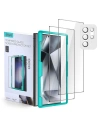 Sticlă securizată + pentru obiectivele aparatului ESR Protector Set Samsung Galaxy S24 Ultra Clear [2+1 PACK]